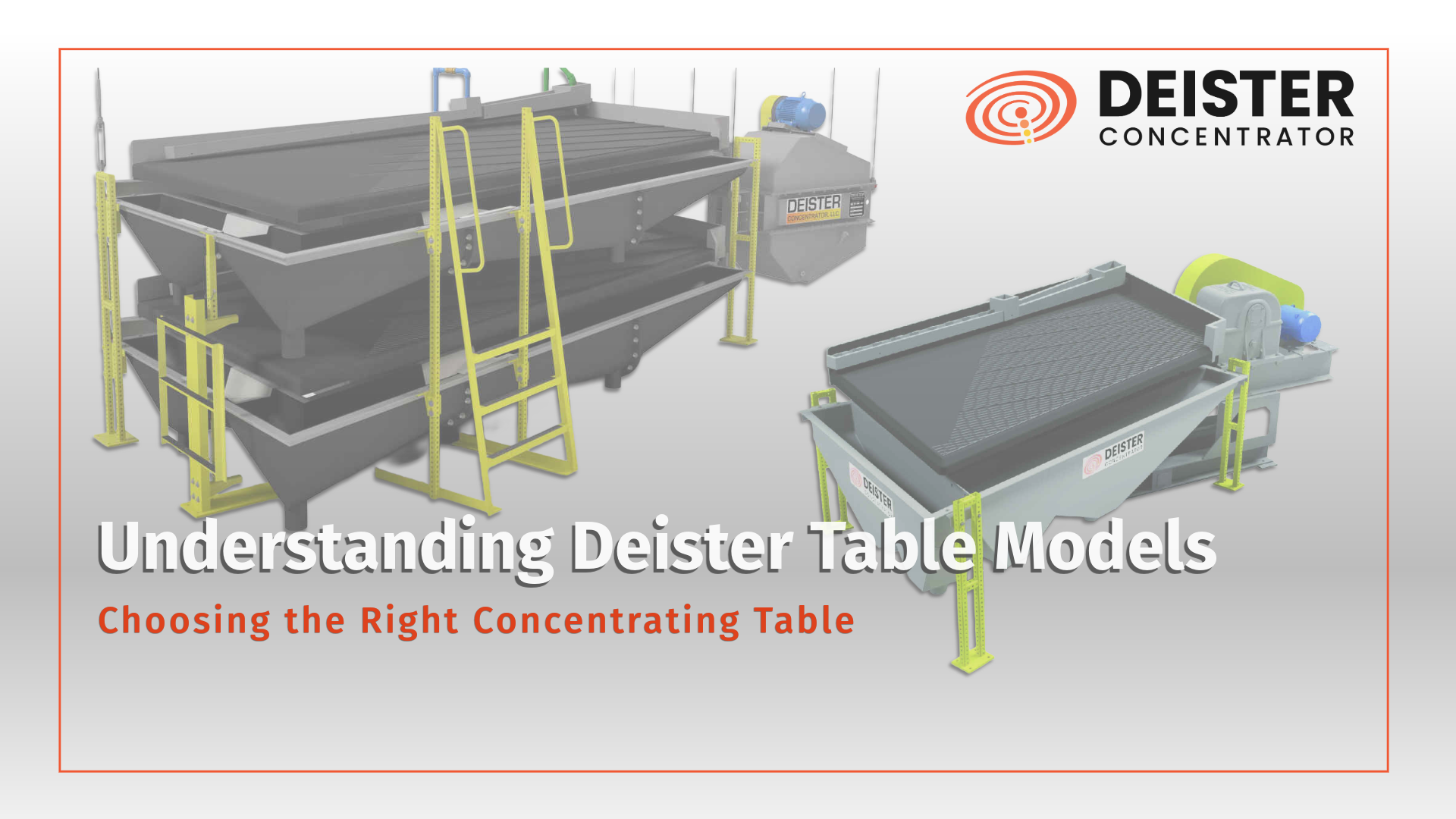 Understanding Deister Table Models